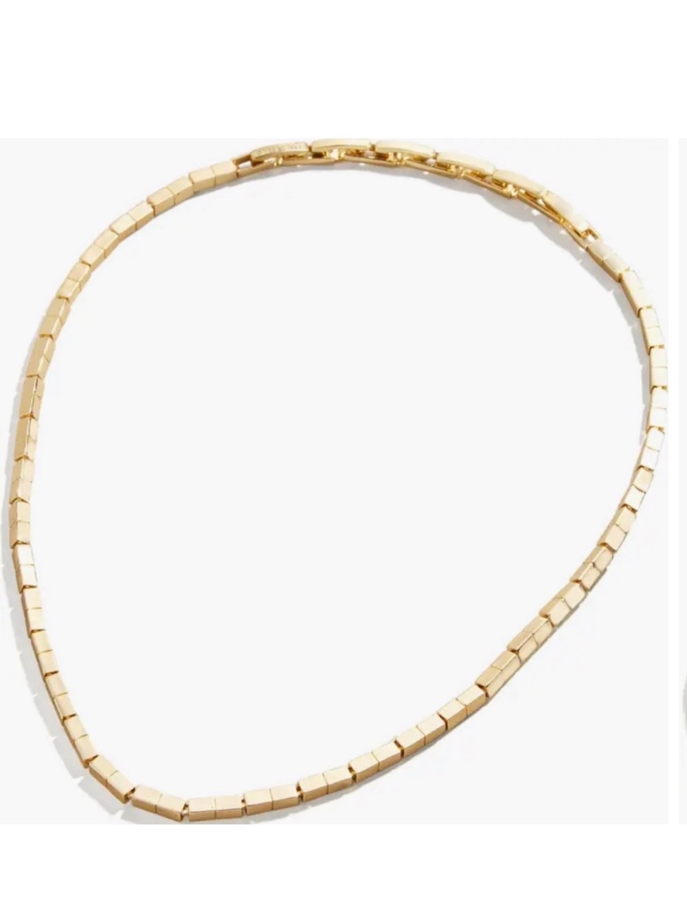 BaubleBar Gold Bar Link Choker Necklace